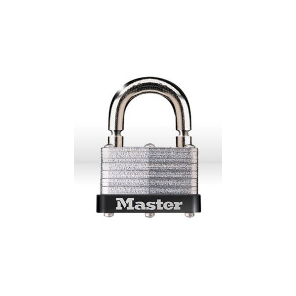 Master Lock Padlock, 1-3/4in. Steel Laminated Padlock Keyed Allike w/ breakaway shackle 500KABRK - main